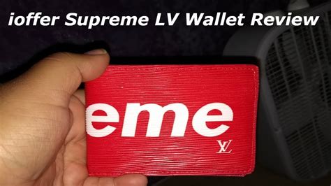 supreme louis vuitton wallet ioffer|supreme Louis Vuitton wallet review.